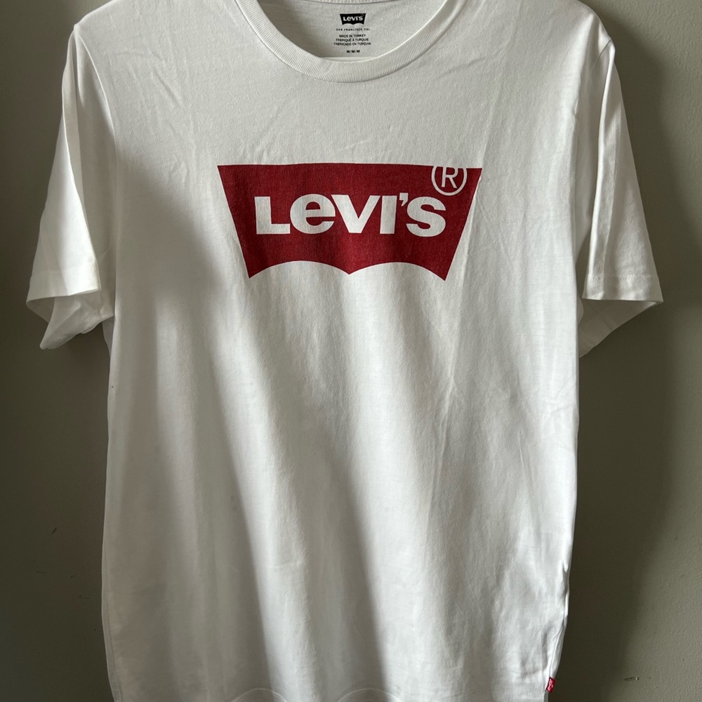 LEVI’S White Logo T-Shirt US M